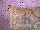Handmade Moroccan Wool Kilim Lumbar Pillow Cover - Tribal Aztec Boho Southwestern Design - 16x24 Inches wool pillowcase