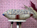 Handwoven Moroccan Wool Pillow Cover - 14x23 Boho Decorative Cushion, Beige Wool Pillow with Geometric Textured Tribal Design