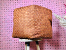 Handcrafted Moroccan Leather Pouf Ottoman – Square Floor Cushion, Living Room Decor, Perfect as a Footstool or Ottoman