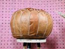 Handcrafted Moroccan Leather Pouf - Bohemian Decor Pouf, Decorative Ottoman, Floor Pillow, Footstool, Moroccan Pouffe - 100kends Poufs