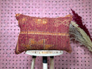 Moroccan Wool Kilim Pillow Cover, Boho Woven Cushion, Mid Century Modern 16x22 Embroidered Pillow, Custom Bench Cushion, Floor Sofa