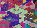 Vibrant Handmade Moroccan Boujaad Rug - Custom Sizes 3x5 to 15x15 ft - Berber Wool Moroccan Area Rug with Unique Patterns