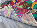 Vibrant Handmade Moroccan Boujaad Rug - Custom Sizes 3x5 to 15x15 ft - Berber Wool Moroccan Area Rug with Unique Patterns