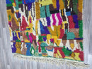 Custom Moroccan Beni Ourain Wool Rug - Handmade Berber Carpet, Vibrant Area Rug for Bedroom & Living Room - Custom Sizes Available