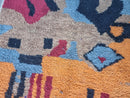 Custom Moroccan Wool Rug with Abstract Berber Design – Handmade Shag Pile Beni Ourain Style | wool rugs from 3x5 to 15x15 ft Sizes