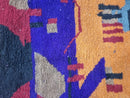 Custom Moroccan Wool Rug with Abstract Berber Design – Handmade Shag Pile Beni Ourain Style | wool rugs from 3x5 to 15x15 ft Sizes