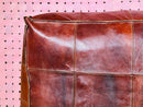 Authentic Moroccan Leather Pouf Chair - Handmade Floor Cushion, Luxury & Artistic Design, Minimalist Eco-Friendly Textured Pouf