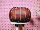 Handcrafted Moroccan Leather Pouf Ottoman Footstool - Genuine Leather Kilim Pouf, Perfect for Moroccan Style & Master Bedroom Decor