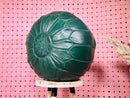 Handcrafted Moroccan Leather Pouf Ottoman - Boho Round Footstool, Floor Cushion, Bohemian Home Decor - Quality Poufs by 100kends