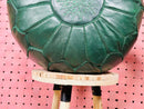 Handcrafted Moroccan Leather Pouf Ottoman - Boho Round Footstool, Floor Cushion, Bohemian Home Decor - Quality Poufs by 100kends