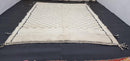 Custom Moroccan Wool Rug - Handmade Off White Area Rug, 4x6, 5x8, 6x9, 8x10 - Handwoven Living Room & Bedroom Rug by 100kends
