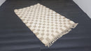 Custom Moroccan Ivory Beni Ourain Rug - Handmade Genuine Wool Berber Rug | Custom Size Available | wool moroccan rug by 100kends
