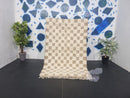 Custom Moroccan Ivory Beni Ourain Rug - Handmade Genuine Wool Berber Rug | Custom Size Available | wool moroccan rug by 100kends