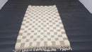 Custom Moroccan Ivory Beni Ourain Rug - Handmade Genuine Wool Berber Rug | Custom Size Available | wool moroccan rug by 100kends