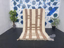 Handmade Beni Ourain Moroccan Rug – Custom Size Wool Carpet, Boujaad Style Area Rug, Modern Kilim Runner, Small & Big Rugs for Home Decor