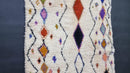Custom Moroccan Beni Ourain Rug – Handmade Berber Rug with Geometric Patterns, Available in Multiple Sizes, Moroccan Shag Area Rug