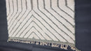 Handmade Custom Moroccan Rug – Beni Ourain Berber Rug – Cream White Wool Shag Area Carpet – Modern Moroccan Rug 8x10 9x12 – Boho Decor rug