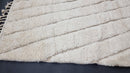 Custom Moroccan Wool Rug, Handmade Beni Ourain Carpet, Soft White Area Rug, Boho Living Room or Bedroom Décor, Unique Artisan-Crafted Design