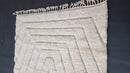 Custom Moroccan Wool Rug, Handmade Beni Ourain Carpet, Soft White Area Rug, Boho Living Room or Bedroom Décor, Unique Artisan-Crafted Design