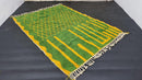 Custom Moroccan Rug - Green & Yellow Berber Handmade Wool Rug, Beni Ourain Style, Moroccan Area Rug, Custom Sizes, Moroccan Shag Rug