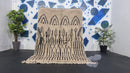 Custom Handmade Moroccan Wool Rug - Minimalist Beni Ourain Style Area Rug - Custom Sizes & Fringe Options - Contemporary Carpet