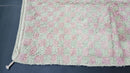 Custom Moroccan Rug | Handmade Beni Ourain Rug | Grey & Pink Moroccan Wool Carpet | Fluffy Berber Area Rug | 5x8 Moroccan Style