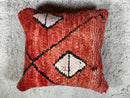 Moroccan Wool Pillow 18x20 Cover – Handcrafted Kilim Throw Pillow, Perfect for Home Decor, Outdoor Cushion, Window Seat, or Floor Pouf