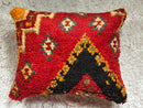 Handmade Moroccan Kilim Pillow - 15x18 Inches - Bohemian Decorative Pillowcase, Bedroom & Living Room Decor, Unique Cushion Cover