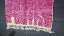 Custom Handmade Moroccan Berber Rug - Soft Pink Beni Ourain Shag Rug - Wool Moroccan Rug 8x10, 9x12, Custom Sizes Available