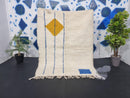 Custom Handmade Wool Moroccan Rug - Authentic Berber Runner Rug, Beni Ourain Style - Genuine Lamb Wool Tapis Berbere - 3x5 to 15x15 ft
