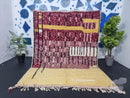 Custom Moroccan Handmade Wool Rug - Purple & Yellow Abstract Beni Ourain Design, Boho Area Rug, Checkered, Custom Sizes, Unique Home Decor