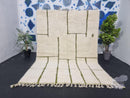 Custom Handmade Moroccan Wool Rug - Minimalist Geometric Beni Ourain Berber Shag Area Rug - Custom Sizes up to 15x15 f
