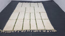 Custom Handmade Moroccan Wool Rug - Minimalist Geometric Beni Ourain Berber Shag Area Rug - Custom Sizes up to 15x15 f