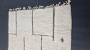 Custom Handmade Moroccan Wool Rug - Minimalist Geometric Beni Ourain Berber Shag Area Rug - Custom Sizes up to 15x15 f
