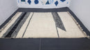 Custom Moroccan Taupe Rug - Handmade Beni Ourain Wool Rug - White & Black Moroccan Rug 8x10 - Genuine Lamb Wool - Custom Sizes Available