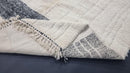 Custom Moroccan Taupe Rug - Handmade Beni Ourain Wool Rug - White & Black Moroccan Rug 8x10 - Genuine Lamb Wool - Custom Sizes Available