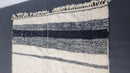 Custom Moroccan Taupe Rug - Handmade Beni Ourain Wool Rug - White & Black Moroccan Rug 8x10 - Genuine Lamb Wool - Custom Sizes Available