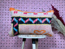Handmade Moroccan Wool Pillowcase – Woven Cushion Cover 16x24 Inches – Vibrant Kilim Throw Pillow, Wool moroccan pillow cases by 100kends