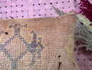 Handmade Moroccan Wool Kilim Lumbar Pillow Cover - Tribal Aztec Boho Southwestern Design - 16x24 Inches wool pillowcase