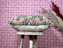 Handcrafted Wool Throw Pillow, white-Brown wool Pillow, 21 x 14, Rustic Wool Cushion, Perfect for Country Décor & Winter Comfort