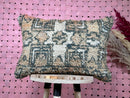 Handmade Wool Moroccan Pillow Cushion – Boho 16x24 Berber Pillow, Boujad Kilim Cushion, Bohemian Decor, Floor Cushion