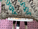 Moroccan Wool Pillow Cover – 16x24 Inches Decorative Boho Pillow, Boujaad Rug Pillow, Throw Pillow Cover – Unique Recycled Wool Pillow