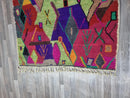 Vibrant Handmade Moroccan Boujaad Rug - Custom Sizes 3x5 to 15x15 ft - Berber Wool Moroccan Area Rug with Unique Patterns