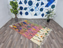 Custom Moroccan Berber Wool Rug | Handmade Artistic Shag Rug | Moroccan Rug for Bedroom or Living Room | Traditional Wool Area Rug