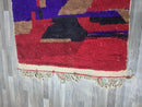 Custom Moroccan Wool Rug with Abstract Berber Design – Handmade Shag Pile Beni Ourain Style | wool rugs from 3x5 to 15x15 ft Sizes