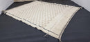 Custom Moroccan Wool Rug - Handmade Off White Area Rug, 4x6, 5x8, 6x9, 8x10 - Handwoven Living Room & Bedroom Rug by 100kends