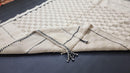 Custom Moroccan Wool Rug - Handmade Off White Area Rug, 4x6, 5x8, 6x9, 8x10 - Handwoven Living Room & Bedroom Rug by 100kends