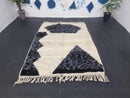 Custom Moroccan Rug, Beni Ourain Wool Rug, Boho Rug 8x10, Large Shag Moroccan Rugs, Berber Rugs 5x8, Custom Sizes Available