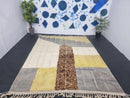 Custom Moroccan Wool Rug | Beni Ourain Handmade Rug | Berber Wool Area Rug | Moroccan Shag Rug | Custom Sizes 3x5 to 15x15 ft