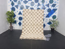 Custom Moroccan Ivory Beni Ourain Rug - Handmade Genuine Wool Berber Rug | Custom Size Available | wool moroccan rug by 100kends